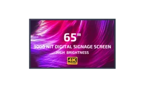 High Brightness 65 Inches Screen 3000 cd/m²